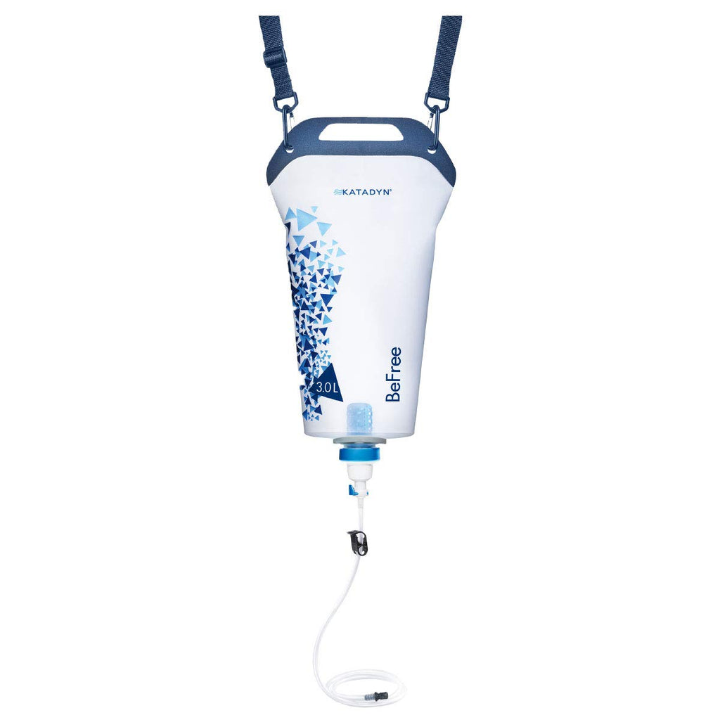 Katadyn Gravity Befree 3.0L Water Filter, Fast Flow, 0.1 Micron Ez Clean Membrane Personal Small Group Camping, Backpacking Emer