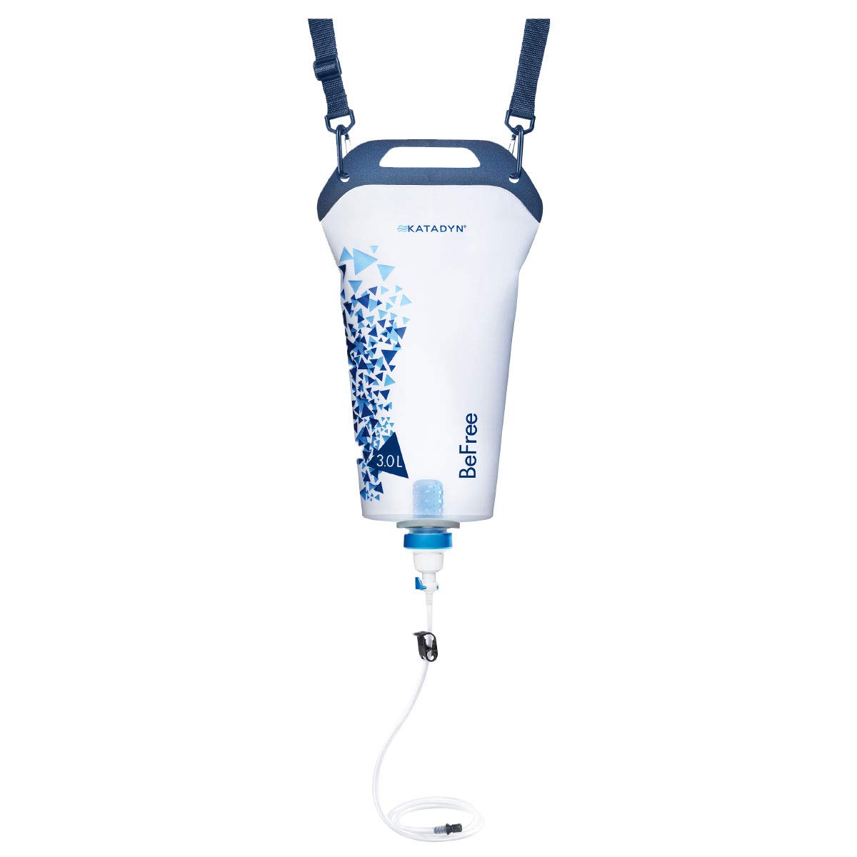 Katadyn Gravity Befree 3.0L Water Filter, Fast Flow, 0.1 Micron Ez Clean Membrane Personal Small Group Camping, Backpacking Emer