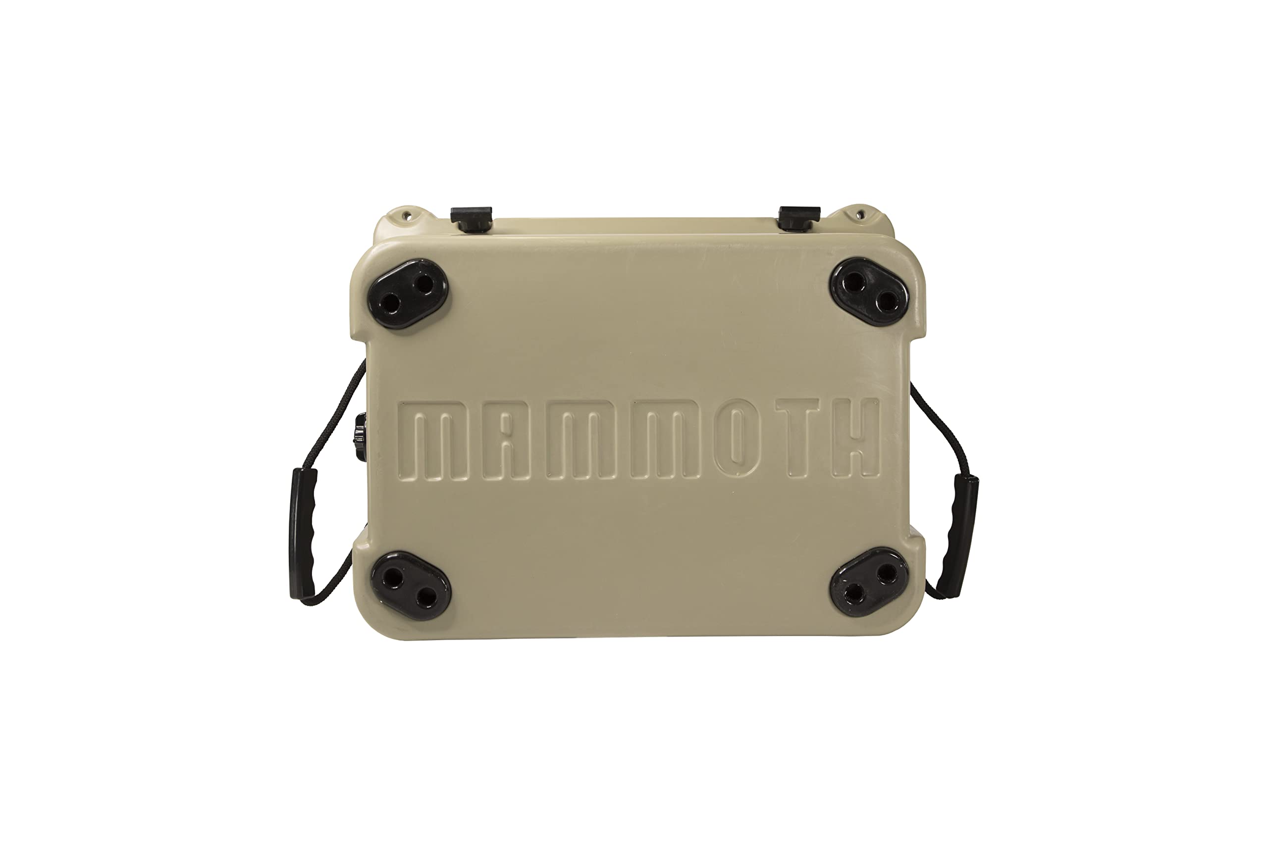 Mammoth Ranger 25 Cooler, Insulated Hard Ice Chest With 25 Quart Capacity, Holds 30 Cans, Great For Boat, Camping, Tan