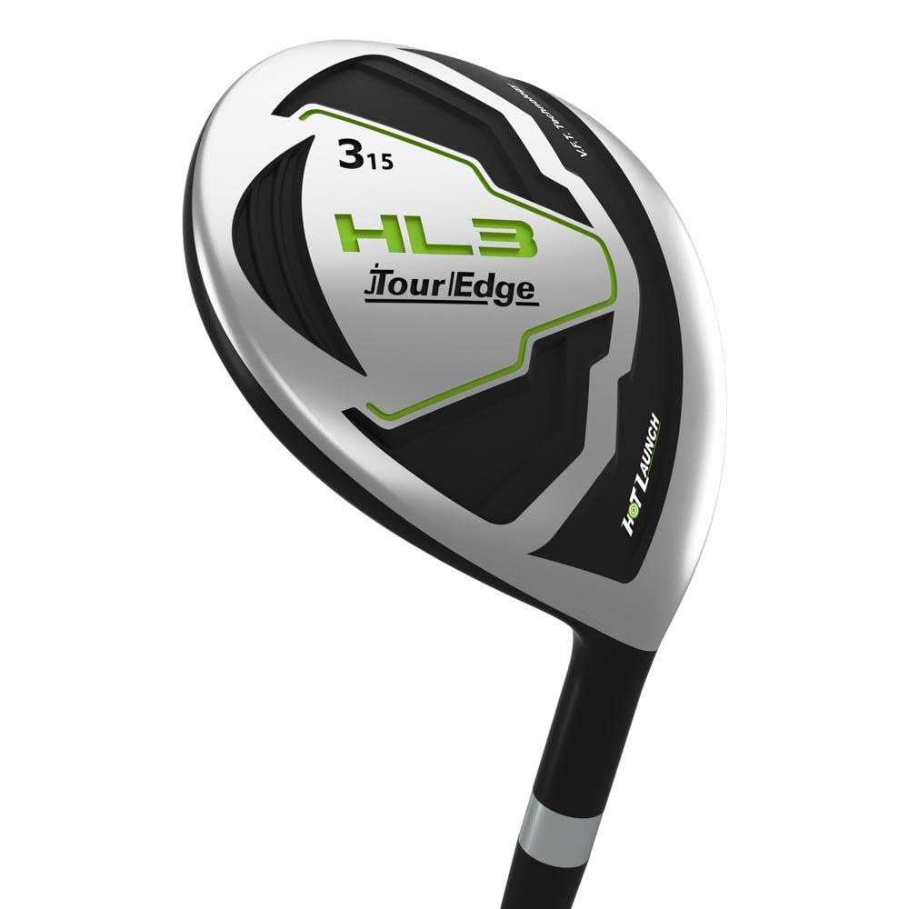 Tour Edge Hl3 To-Go Mens Complete Golf Set Senior-Graphite-Rh, Black/Grey/Green (Hksrga10.B)