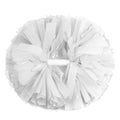 Hooshing 2Pcs White Cheerleading Pom Poms With Baton Handle Cheer Pom Poms For Team Spirit Sports Dance Cheering Kids Adults