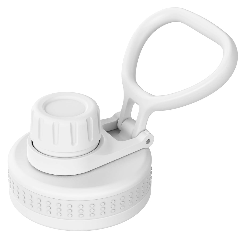 Prurex Spout Lid for Hydro Flask Wide Mouth Water Bottles, Replacement Lid for 12 16 18 22 32 40 64oz 2.28 Wide Mouth Sports Wat