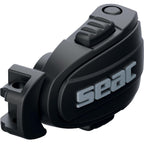 Seac Ajna, Frameless Scuba Diving Mask With Wide View, 100% Silicone Skirt,Black