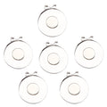 Eshan Magnetic Golf Hat Clips (6 Pcs, Silver) Ball Marker Holder For Golf Gloves Hats Bags Caps Visor Belt