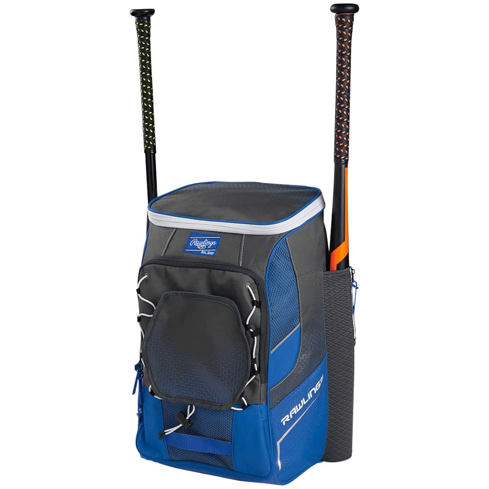 Rawlings | IMPULSE Backpack Equipment Bag | Baseball/Softball | Royal