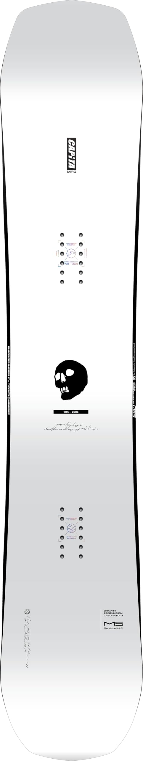 CAPiTA Black Snowboard of Death Mens Freeride Snowboard (2026, 162cm)
