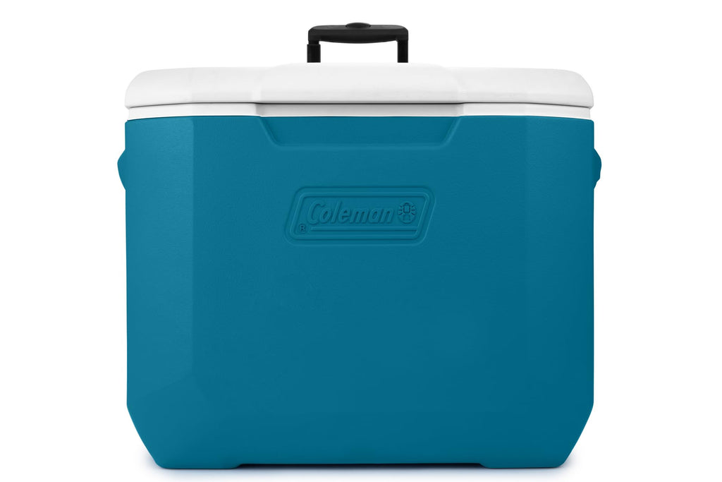 Coleman Chiller 60Qt Wheeled Cooler, Insulated Portable Cooler With Ice Retention, Made In Usa