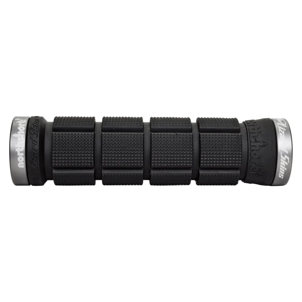 Lizard Skins Lock-On N-Shore Grips, Black/Grey Clamp