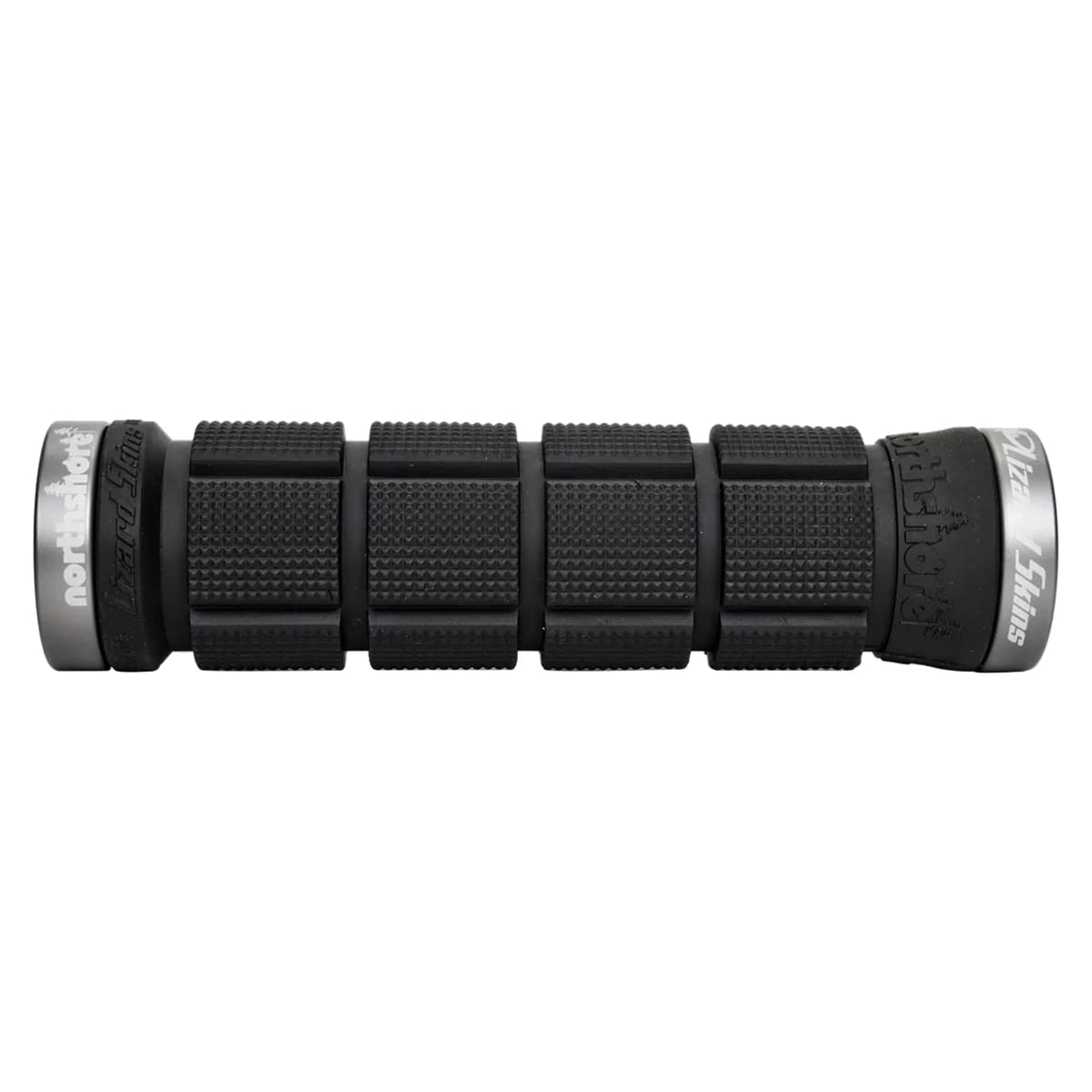 Lizard Skins Lock-On N-Shore Grips, Black/Grey Clamp