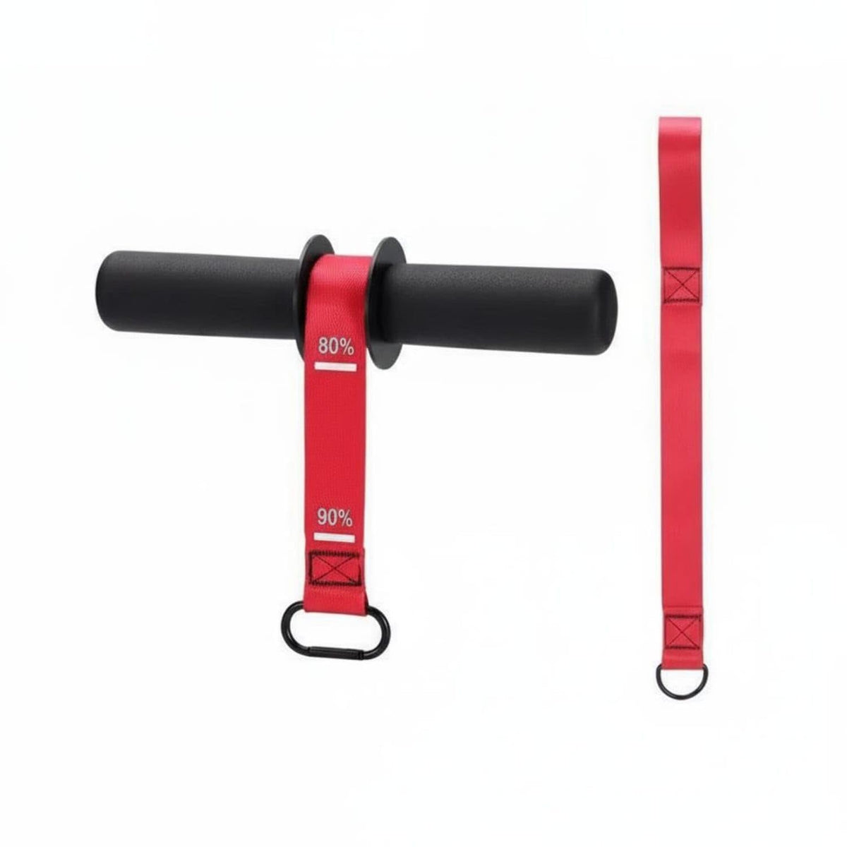 ZOOMELLA NonSlip Handles Forearm Strength Exerciser Heavy Duty Arm Strength Rolling Bar Adjustable Strap Forearm Training Rolle