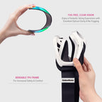 Outdoormaster Otg Ski Goggles - Over Glasses Ski/Snowboard Goggles For Men, Women & Youth - 100% Uv Protection (Panda Frame + Vl