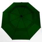 Mrtlloa 72 Inch Automatic Open Green Golf Umbrella, Extra Large Oversize Double Canopy Vented Windproof Waterproof Sports Stick