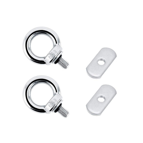 4 Pack 316 Ss Track Mount Tie Down Eyelet, Hold Bungee Cord Or Ropes Up To 0.6''