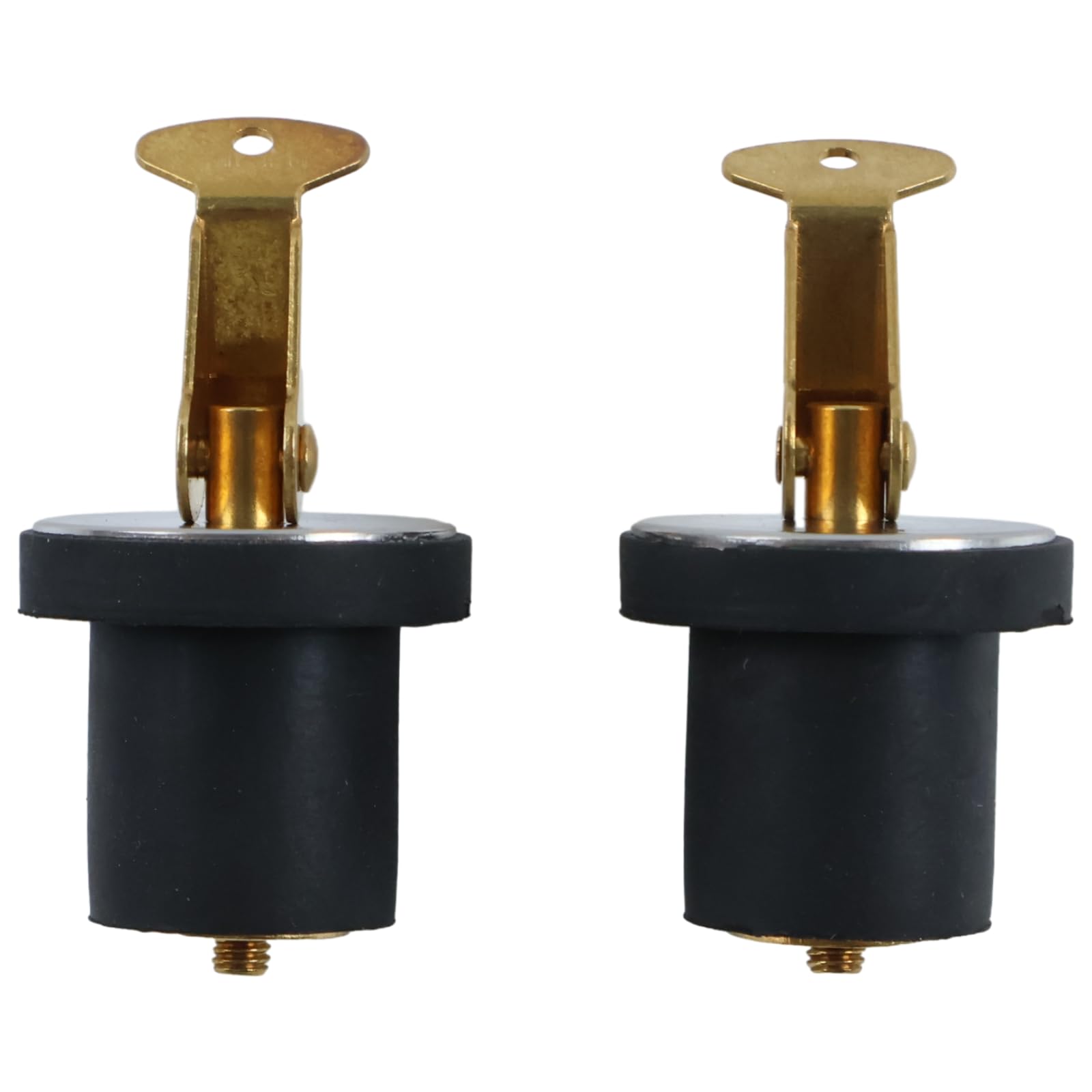 Czomoizc 2Pcs 50-18961 3/4 Inch Deck Brass Drain Plugs Compatible with Seachoice Livewells and Baitwells Boats