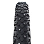 Schwalbe Winter 700Cx30C Wire Kevlar Guard Reflex Studded 50Tpi 50-95Psi 805G Tire, Black, 28'' X 1.20