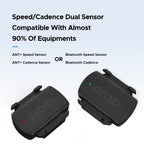Geoid Cs600 Cadence/Speed Sensor For Cycling, Ant+/Bluetooth Wireless Bicycle Rpm Sensor Compatible With Bike Computers, Sport W