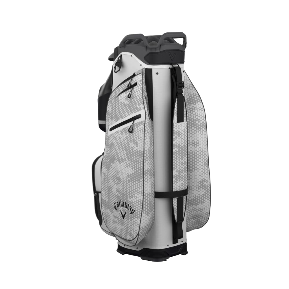 Callaway Golf Cargo Cart Bag (White/Hex Camo)