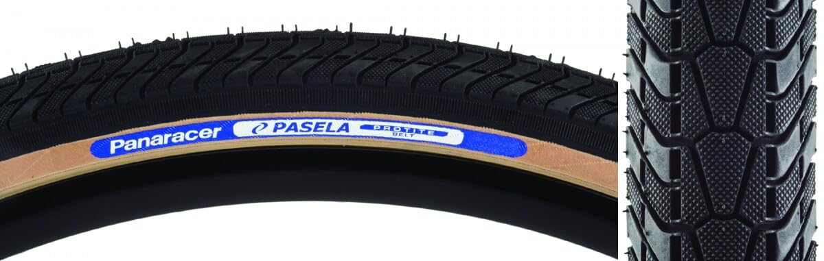 Panaracer Pasela ProTite 700 x 38c Wire Bead Tire , Black/Amber