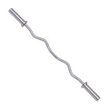 Everyday Essentials Olympic Super Curl Barbell Curl Bar, 48 inch (350 lb Weight Capacity)
