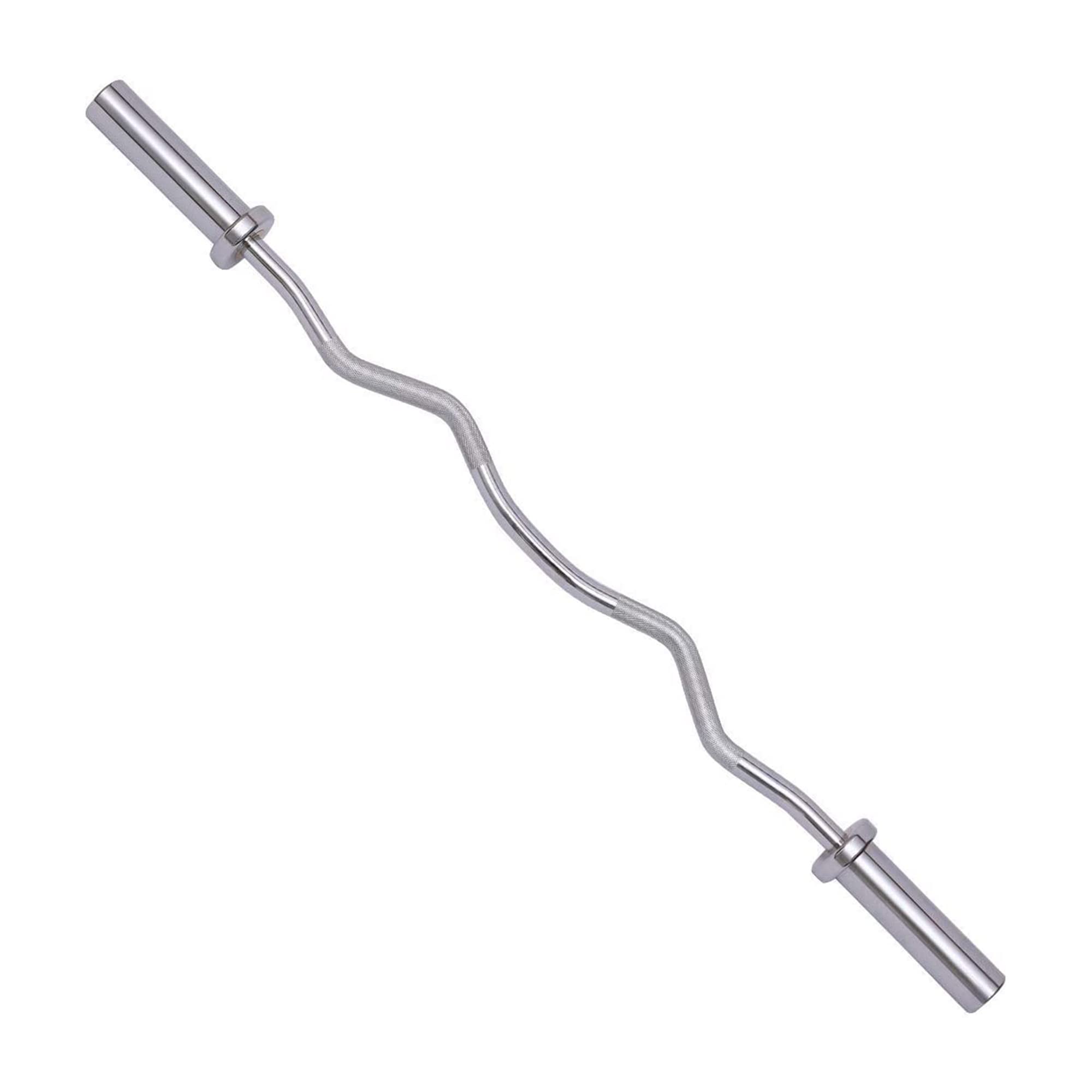 Everyday Essentials Olympic Super Curl Barbell Curl Bar, 48 inch (350 lb Weight Capacity)