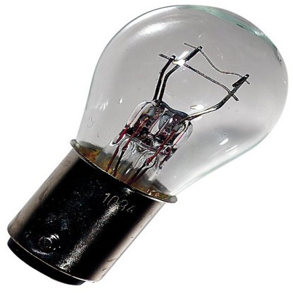 Ancor 521034 Marine Grade Electrical Light Bulb (Double Contact Index Base, 12-Volt, 23-Watt, 1.8-Amp, Clear, 2-Pack)