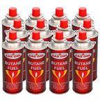12 Butane Fuel Gasone Canisters For Portable Camping Stoves