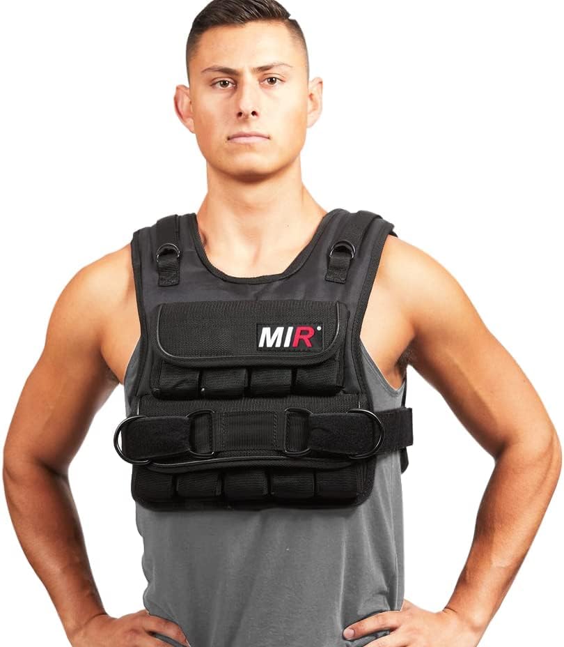Mir Adjustable Weighted Vest, 20 Lb.