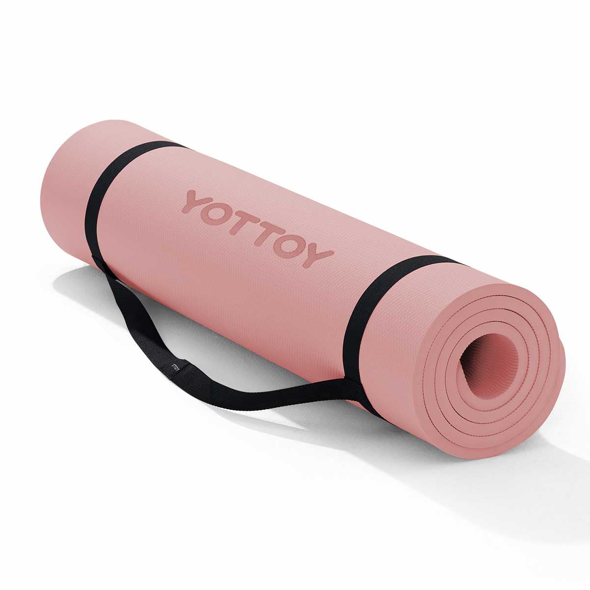 YOTTOY Yoga Mat,Extra Thick Yoga Mat (1/2inch),Professional TPE Exercise Mat,Non-Slip Workout Mat for Yoga, Pilates, Fitness, Ba