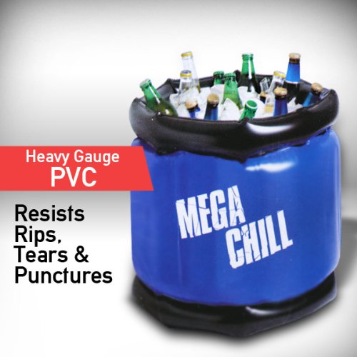 Mega Chill Yard Play Large Inflatable Cooler (Holds ~48 Cans)
