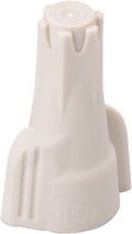 Gardner Bender 19-1H1 Hex-Lok Twist-On Wire Connectors, 22-8 Awg, Electrical Wire Nut, 6 Pk, Tan