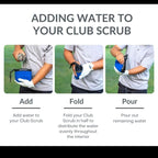 Club Scrub Golf Club And Golf Ball Cleaning Bag, Waterproof Clean Face Technology Liner, Perfectly Dry Microfiber Exterior, Deta
