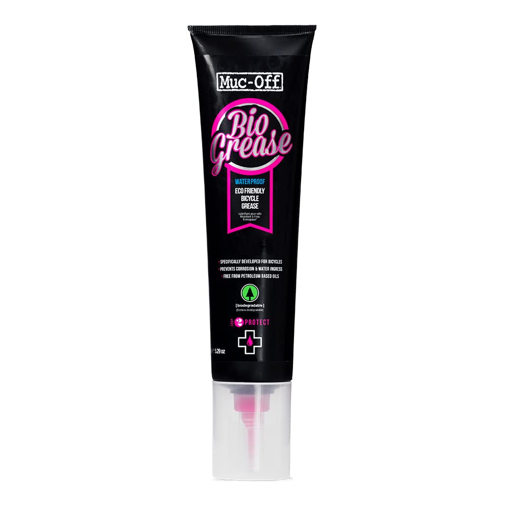Muc-Off Bio Grease, 150G - Biodegradable Bike Grease For Pedals, Bearings And Components - Water-Resistant Bike Assembly Grease