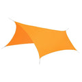 Azarxis Tent Tarp Waterproof Camping Tarpaulin Groundsheet Footprint For Hiking Backpacking (L, Orange)