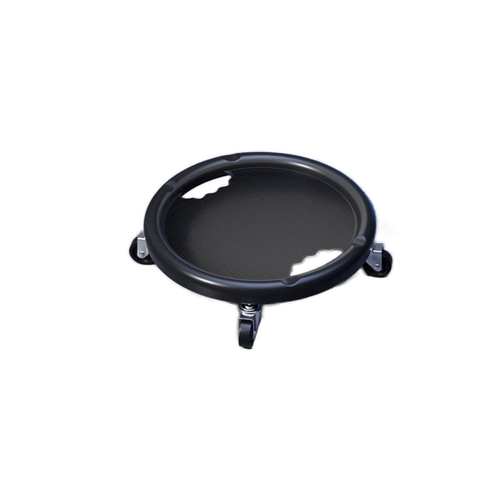 LOOM TREE Quiet Rolling 4 Wheel Ab Roller Stable Support Noiseless Abdominal Slider NonSlip Ab Roller LongLasting for Gym, Bla