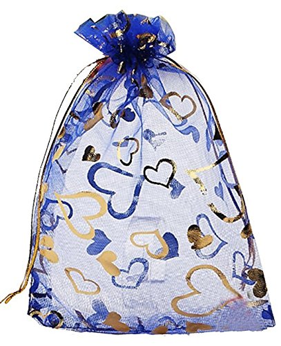 DMS RETAIL Return Gift Bags/Wedding Party Favor/Jewellery Pouch potli Bags 20*25 CMS(Pack of 10 Bags)