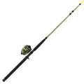 Zebco Big Cat Spincast Reel And Fishing Rod Combo, 8-Foot 2-Piece Fishing Pole, Dial-Adjustable Magnum Drag, Pre-Spooled With 25