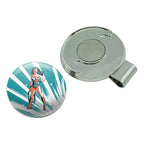 Graphics & More Wonder Woman Flashing Lights Golf Hat Clip With Magnetic Ball Marker