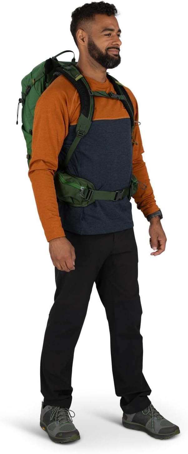 Osprey Stratos 24L Mens Hiking Backpack, Tunnel Vision Grey, One Size