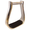 Intrepid International Western Saddle Stirrups, Durable Aluminum Construction, Comfortable Pad, Essential Western Horse Tack, Id