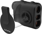 Tectectec Klyr Golf Rangefinder With Slope, Belt Clip, Magnetic Holder. Laser Range Finder With Latest Optics, High End Case, Go