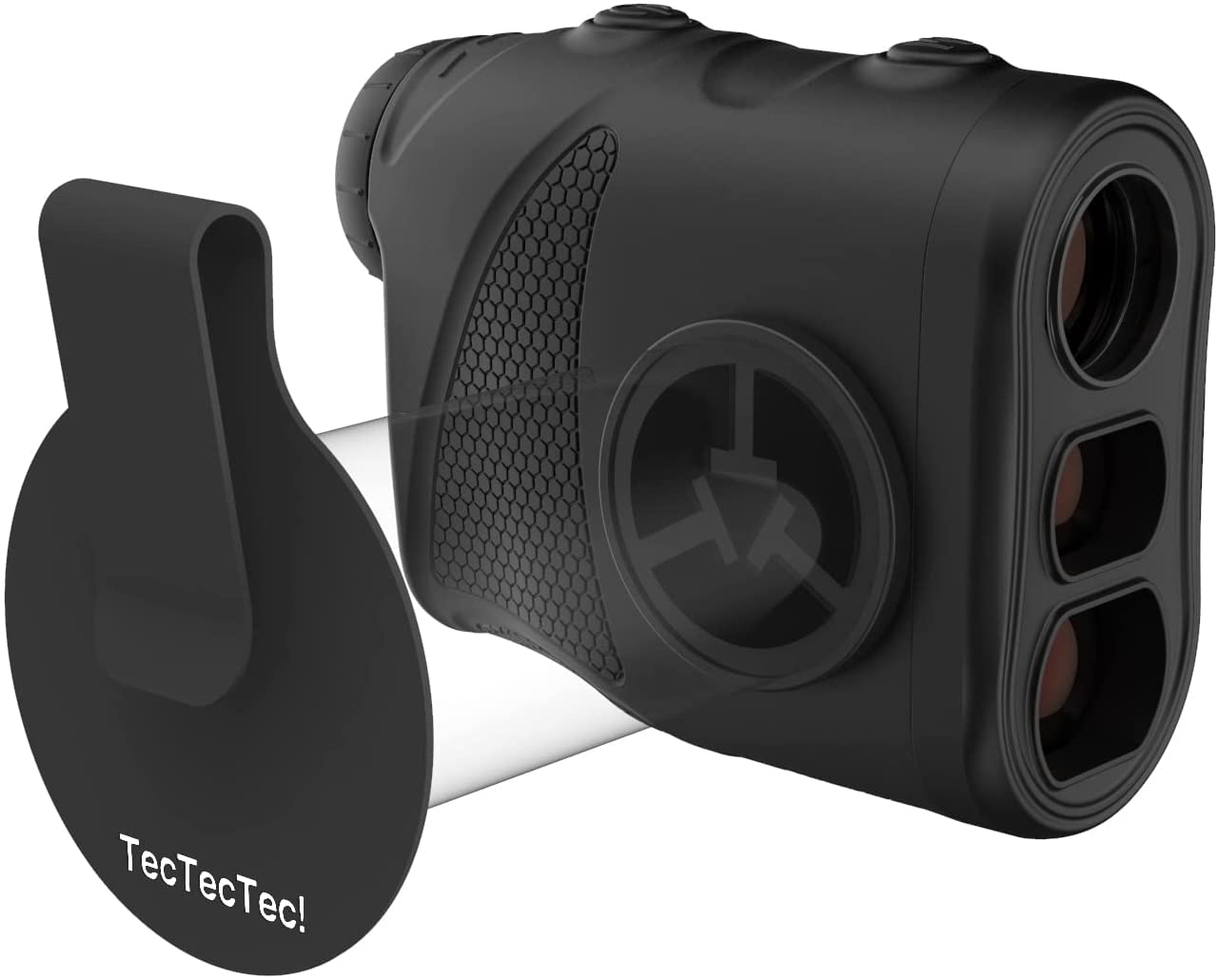 Tectectec Klyr Golf Rangefinder With Slope, Belt Clip, Magnetic Holder. Laser Range Finder With Latest Optics, High End Case, Go