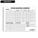 Champro Basketball Score Book (White)