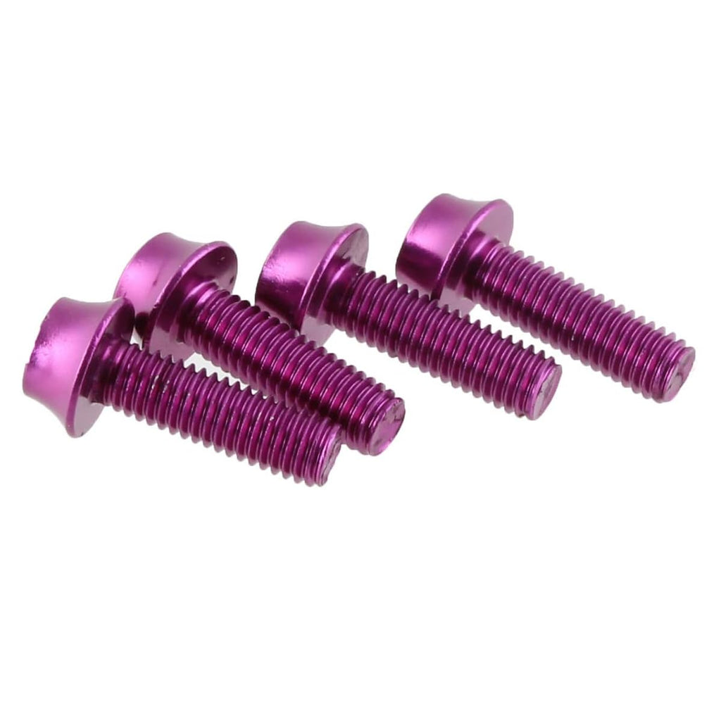 Wolf Tooth Precision Anodized Water Bottle Cage Bolts - 4 Pcs. Purple