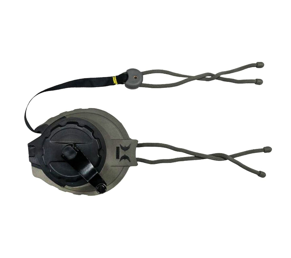 Hawk Compact Slim-Line Design Tangle-Free Speed Retract Hoist Reel For Tree Stand-Based Hunters - Black, One Size