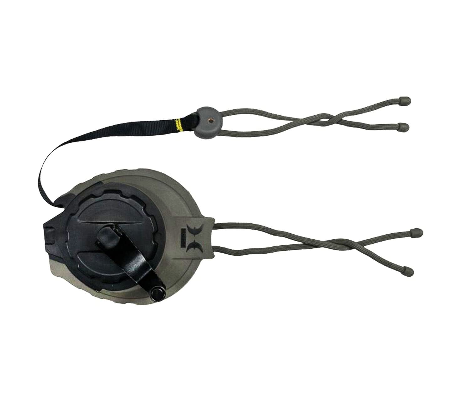 Hawk Compact Slim-Line Design Tangle-Free Speed Retract Hoist Reel For Tree Stand-Based Hunters - Black, One Size