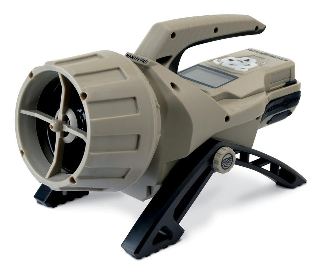 Western Rivers Mantis Pro 100 Compact Easy-To-Use Electronic Game Call - 4'' Reflex Loudspeaker For Hunting With Removable Remot