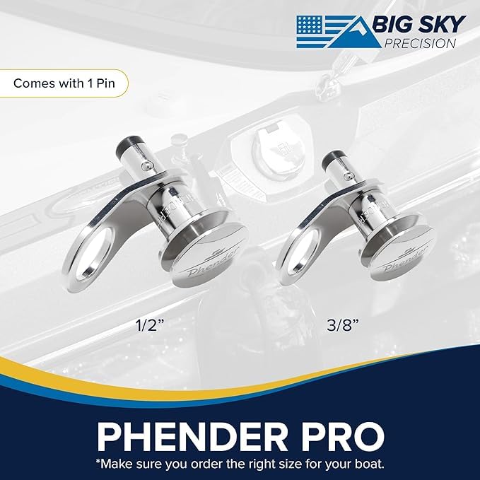 Phender Pro BSPA-1186 Quick Release Fender Set - 3/8