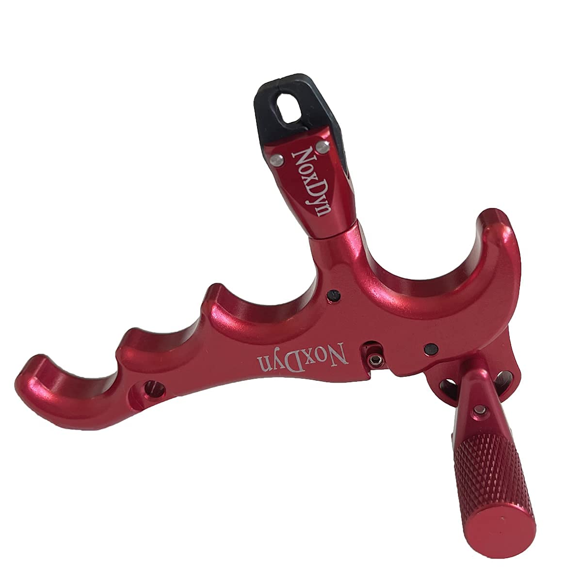 Noxdyn Archery Compound Bow Release 360 Rotatable Thumb Release For Hunting Accessories (Red)