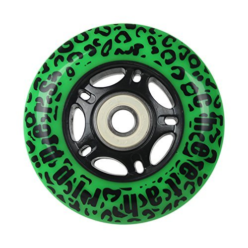 Green Cheetah Wheels For Ripstick Ripstik Wave Board Abec 9 76Mm 89A Outdoor Model: Deck