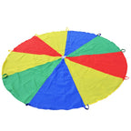Sonyabecca Parachute 8 Feet For Kids With 9 Handles Play Parachute For 4 8 Kids Tent Cooperative Games Birthday Gift